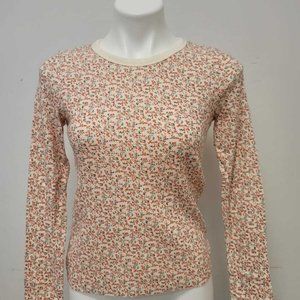 American Eagle Women's Printed Thermal Multi Color Top